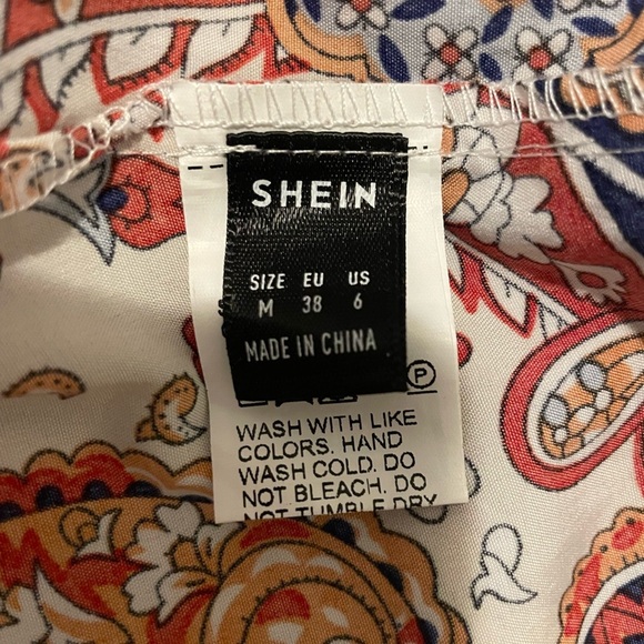 SHEIN Paisley Wrap Skirt - Picture 4 of 6